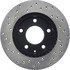 Centric 128.45048L Disc Brake Rotor Cross Drilled Rotor