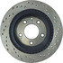 128.45052R by CENTRIC - Cross Drilled Rotor