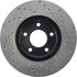 128.45069R by CENTRIC - Cross Drilled Rotor