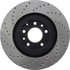 Centric 128.45071CL Disc Brake Rotor Sportstop Cryo Sport Drilled Rotor, Left