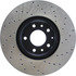 128.45073CR by CENTRIC - Sportstop Cryo Sport Drilled Rotor, Right