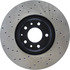 128.45073L by CENTRIC - Cross Drilled Rotor