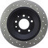 128.45074R by CENTRIC - Cross Drilled Rotor