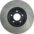 Centric 128.45078CL Disc Brake Rotor Sportstop Cryo Sport Drilled Rotor, Left