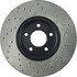 Centric 128.45078CR Disc Brake Rotor Sportstop Cryo Sport Drilled Rotor, Right