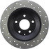 128.45083R by CENTRIC - Cross Drilled Rotor