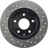 128.45085R by CENTRIC - Cross Drilled Rotor