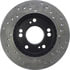 Centric 128.46042CR Disc Brake Rotor Sportstop Cryo Sport Drilled Rotor, Right