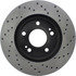 128.46061R by CENTRIC - Cross Drilled Rotor