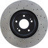 Centric 128.46064CL Disc Brake Rotor Sportstop Cryo Sport Drilled Rotor, Left