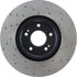 Centric 128.46064CR Disc Brake Rotor Sportstop Cryo Sport Drilled Rotor, Right