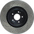 128.46076L by CENTRIC - Cross Drilled Rotor