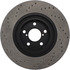 128.47021CR by CENTRIC - Sportstop Cryo Sport Drilled Rotor, Right