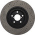 128.47021L by CENTRIC - Cross Drilled Rotor