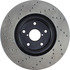 Centric 128.47022L Disc Brake Rotor Cross Drilled Rotor
