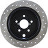 128.47033R by CENTRIC - Cross Drilled Rotor