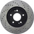Centric 128.51015CR Disc Brake Rotor Sportstop Cryo Sport Drilled Rotor, Right
