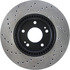 128.51020L by CENTRIC - Sport Cross Drilled Brake Rotor, Left