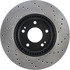 128.51020R by CENTRIC - Sport Cross Drilled Brake Rotor, Right