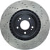 Centric 128.51036CR Disc Brake Rotor Sportstop Cryo Sport Drilled Rotor, Right