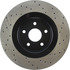 Centric 128.58003CR Disc Brake Rotor Sportstop Cryo Sport Drilled Rotor, Right