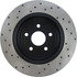 Centric 128.58004L Disc Brake Rotor Cross Drilled Rotor