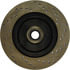 Centric 128.61002R Disc Brake Rotor and Hub Assembly Cross Drilled Rotor