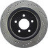 128.61037L by CENTRIC - Cross Drilled Rotor