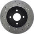 128.61048L by CENTRIC - Cross Drilled Rotor