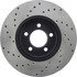 128.61060L by CENTRIC - Cross Drilled Rotor