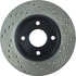 Centric 128.61061R Disc Brake Rotor Cross Drilled Rotor