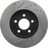 128.61085L by CENTRIC - Cross Drilled Rotor