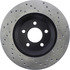 128.61086R by CENTRIC - Cross Drilled Rotor