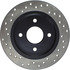 Centric 128.61070L Disc Brake Rotor Cross Drilled Rotor