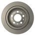 120.39022 by CENTRIC - Disc Brake Rotor - Rear, 10.9 in. O.D, Solid Design, 5 lugs, Coated Finish