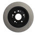 120.40054 by CENTRIC - Disc Brake Rotor - Rear, 11.10 in. OD, Solid Design, 5 Lug Holes, Coated Finish