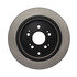 120.40065 by CENTRIC - Disc Brake Rotor - Rear, 12.31 in. OD, Solid Design, 5 Lug Holes, Coated Finish