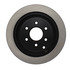 120.42087 by CENTRIC - Disc Brake Rotor - Rear, 11.24 in. OD, Vented Design, 6 Lug Holes, Coated Finish