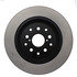 120.44090 by CENTRIC - Disc Brake Rotor - Rear, 12.0 in. O.D, Solid Design, 5 Lugs, Coated Finish