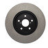 120.44122 by CENTRIC - Disc Brake Rotor - Front, 12.4 in. O.D, Vented Design, 5 Lugs, Coated