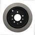 120.45046 by CENTRIC - Disc Brake Rotor - Rear, 11.2 in. O.D, Vented Design, 5 Lugs, Coated Finish