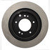 120.50009 by CENTRIC - Disc Brake Rotor - Rear, 12.4 in. O.D, Vented Design, 5 Lugs, Coated Finish