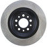 120.58011 by CENTRIC - Disc Brake Rotor - Rear, 12.5 in. O.D, Solid Design, 5 Lugs, Coated Finish