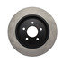 120.61073 by CENTRIC - Disc Brake Rotor - Rear, 11.6 in. O.D, Vented Design, 5 Lugs, Coated Finish