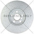 126.34186 by CENTRIC - Centric Premium OE Style Slotted Brake Rotor