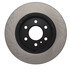 120.66062 by CENTRIC - Disc Brake Rotor - Rear, 11.81 in. OD, Solid Design, 6 Lug Holes, Coated Finish