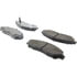 104.13780 by CENTRIC - Posi Quiet Semi-Metallic Brake Pads with Hardware