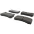 104.13830 by CENTRIC - Posi Quiet Semi-Metallic Brake Pads with Hardware