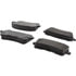 104.13861 by CENTRIC - Posi Quiet Semi-Metallic Brake Pads with Hardware