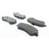 104.14060 by CENTRIC - Posi Quiet Semi-Metallic Brake Pads with Hardware